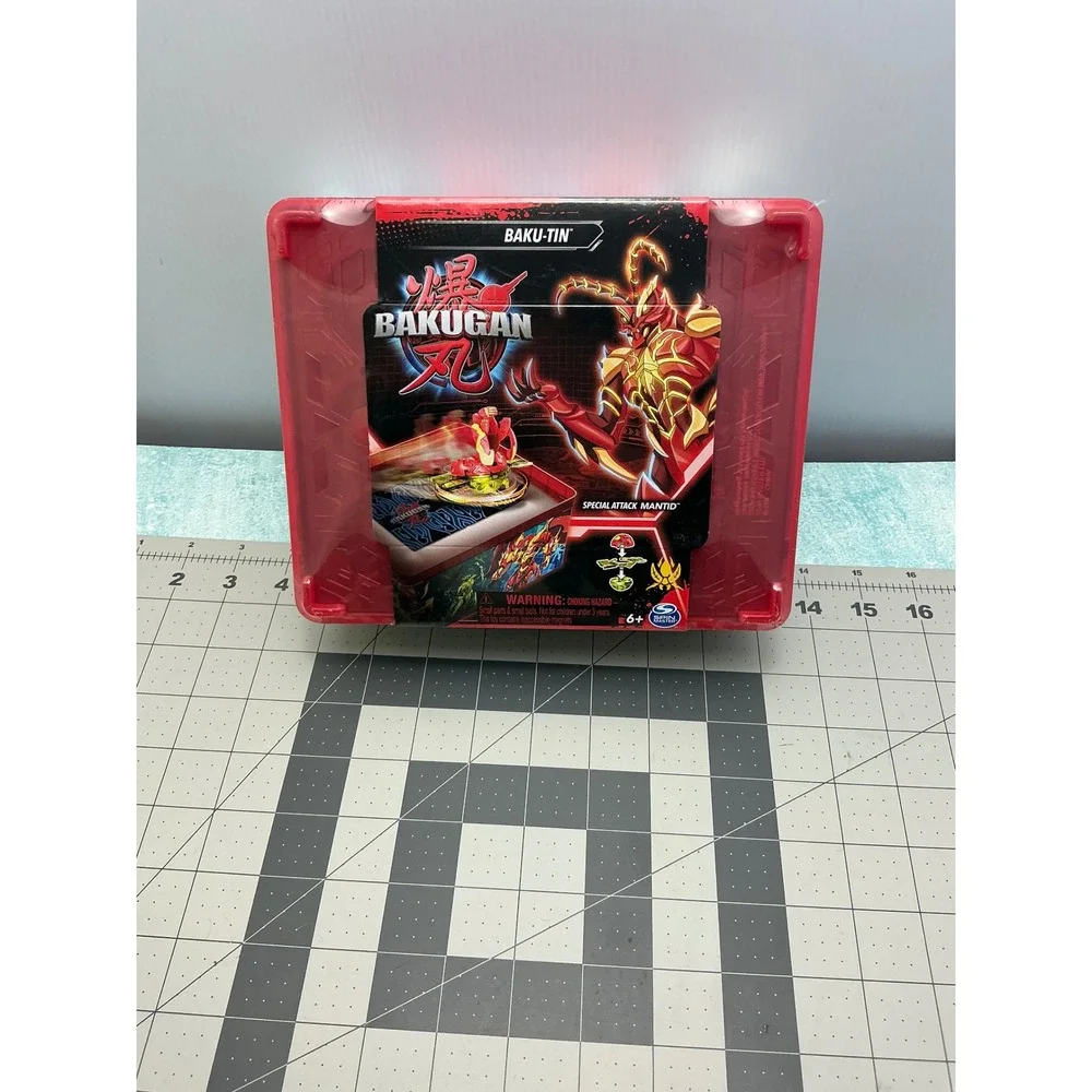 New Bakugan Baku-Tin Special Attack Mantid Battle League Toy Storage Case